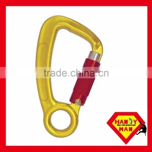 A140-22KSG Industrial Safety Forged Aluminum Captive Eye CE Standard Screw Gate Quicklock Locksafe Carabiner thumbnail-3