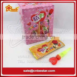 Lighting Heart Shape Sweet Lollipop With Whistle thumbnail-1