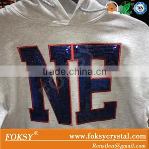 Wholesale Hoody NE Sequins Heat Transfer Design thumbnail-1
