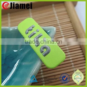 Custom Garment Pvc Logo Embossed Reflective Label/patch/tag thumbnail-6