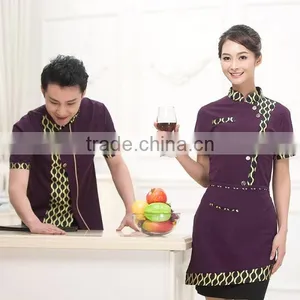 2015 New Design High Quality Hotel Reception Uniform / Hotel Staff Uniform thumbnail-2
