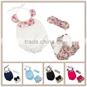Factory Supply Baby Romper Set Wholesale Kids Cheap Price Garment Boutique Children Girls Summer Clothing Set thumbnail-1