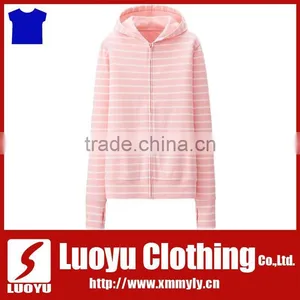 Light Red Hoodies With Zip for Women thumbnail-1