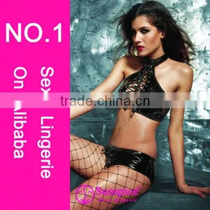 2015 Fashion Style Sex Mature Women Leather Lingerie thumbnail-1