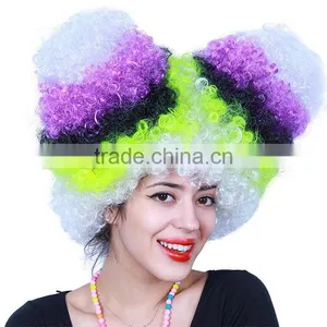 Colorful Party Wigs Wholesale Synthetic Hair Fashion Woman Wig Full Cap Wigs Synthetic Lace Front thumbnail-2