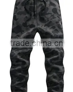 Fashionable Men Full Printing Camouflage Cheaper Wholesale Good Quality Warm Comfort Fleece CVC60/40cotton thumbnail-1