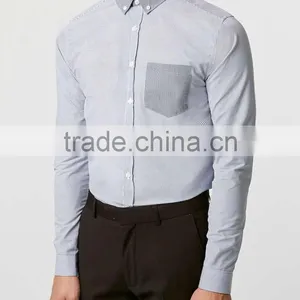Mixed Stripe Gingham Long Sleeve Smart Shirt thumbnail-2