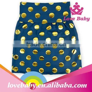Wholesale Latest Sequin Dot Kids Ruffles Skirt Colorful Pettiskirts Tutu for Kids thumbnail-1