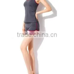 Red Summer Women Yoga Coordinates Wear Modal Sport Clothes thumbnail-2