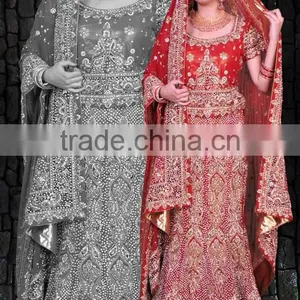 Designer Embroidered Bridal Lehenga thumbnail-4