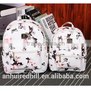 2016 New Leather School Bag Backpack thumbnail-2