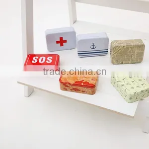 R1837H Manufacturer Square Tin Box Metal Storage Box Wholesale Gum Tin Box thumbnail-4
