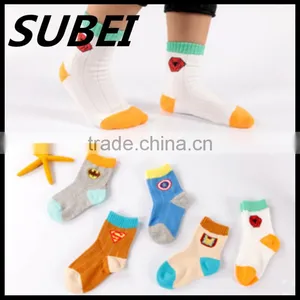 Cute Design 100% Organic Cotton Boy Soft Dress Socks thumbnail-1