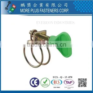 Made in Taiwan Strong Stainless Steel Schlauchklemmen Flexible Butterfly Handle Type Hose Clamp thumbnail-6