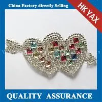 D1013 New Arrival Hot Fix Rhinestone Patch for Decoration thumbnail-1