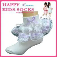 Cotton Lace Princess Cute Girl\\\'s Children Socks thumbnail-2