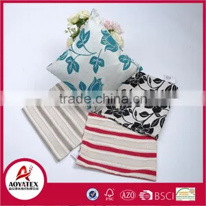 New Design 100% Polyester Solid Imitation Hemp Cushion Cover for Sofa thumbnail-2