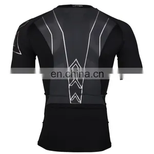 High QualityCustom Printed Lycra Sleeve Rash Guard thumbnail-4
