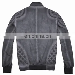 2015 Last Fashion Spring Handsome Motrocycling Man Leather Jacket thumbnail-3