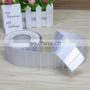 Custom Adhesive Dumb Silver Lable/brushed Silver PVC Self-adhesive Stickers Printing thumbnail-1