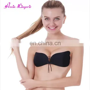 Good Quality Women Silicone Push Up Bra Strapless thumbnail-1