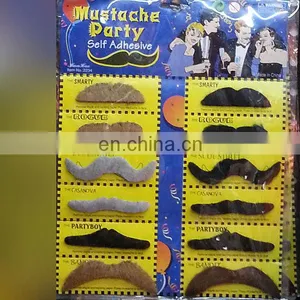 Party Fake Funny Synthetic Moustache Beard MOU-0029 thumbnail-1