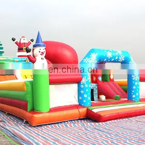 Good Design Kids Fun City Jumping Bounce Castles Inflatable Christmas thumbnail-4