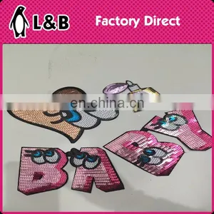 2016 Cheap Embroidery Sequins Cute Hot Fix Motifs,fashion Patches,embroidered Patch thumbnail-2