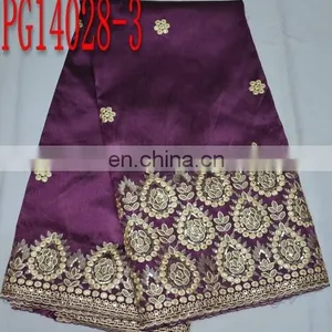 Top Quality Fashion New Design Embroidery George Fabric for Dress(PG14028) thumbnail-3