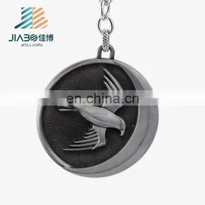 Wholesale Antique Custom Bird Logo Key Ring Metal thumbnail-2