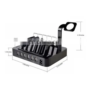 New Products Multi Functional 6 Ports Usb Charging Station With Watch Charging for Apple Stand thumbnail-2