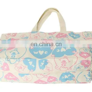 Custom Printed Logo Canvas Tote Shoulder Bag With Handle thumbnail-4