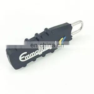 Garment Accessory Factory OEM Design Custom Rubber Zipper Pull thumbnail-6