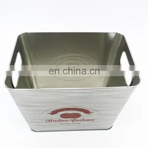 Large Standing Walmart Tin Ice Bucket With Special Offer thumbnail-5