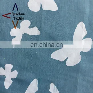 Bule Butterfly Burnout Organza Fabric for Dress Materials thumbnail-3