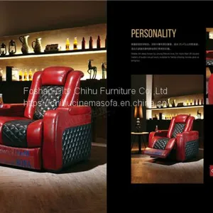 Popular Hot Sale Power Recliner Home Theater Seating,genuine Leather Electric Home Theater Chairs thumbnail-2