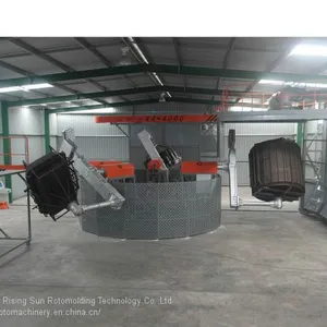 Small Footprint Customized Large Shuttle Rotomolding Machine for Hollow Items thumbnail-1
