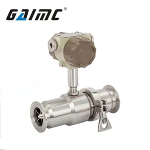 GTF400 Food Grade Sanitary Turbine Liquid Milk Beer Flowmeter thumbnail-5