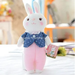 The New Big Ears Cute Little White Rabbit Stuffed Toy to Draw a Kind of Professional Custom Production Processing thumbnail-3