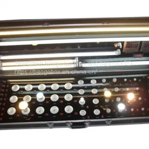 Led Par Flight Case Silver / Black / Blue Color Steel Handle Case thumbnail-1