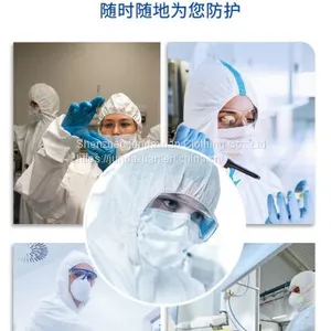 Disposable Isolation Clothing Breathable SMS Non-woven Protective Clothing One Piece Dust-proof One Piece Clothing thumbnail-3