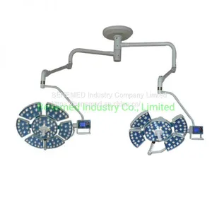 Cheap Ceiling Mounted Shadowless LED Surgical Lamp Double Dome V5+7 thumbnail-2