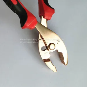 Beryllium Copper Alloy Adjustable Combination Pliers Be-Cu Non Sparking Tools thumbnail-1
