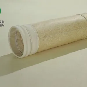 China Manufacturer Hot Sell Aramid(Nomex) Filter Bag for Asphalt Plant and Steel Plant thumbnail-1