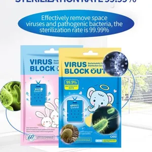 Chlorine Dioxide Card Removing Virus Portable Work Effective 60days Clo2(Children Style) thumbnail-1