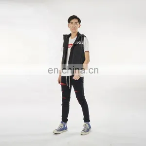 DiZNEW Bulk Wholesales Mens Outdoor Puff Velvet Waistcoat Nylon Vest thumbnail-4