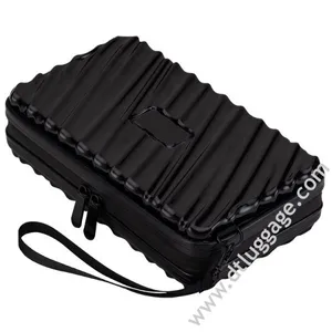 Customized Logo Fashion Waterproof ABS PC Mini Travel Storage Bag Small Women Beauty Travel Make Up Luggage Case thumbnail-3