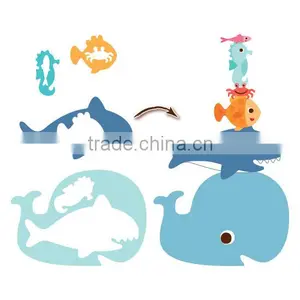 Drawing Underwater Stencil Fancy Stationery Products thumbnail-4
