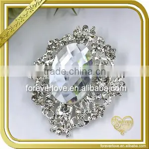 Fashion Jewelry Tear Drop Brooch for Wedding Design FB033 thumbnail-1