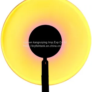 Background Light Modern LED Floor Lamp Rainbow Sunsets Projection Decoration Standing Light thumbnail-2